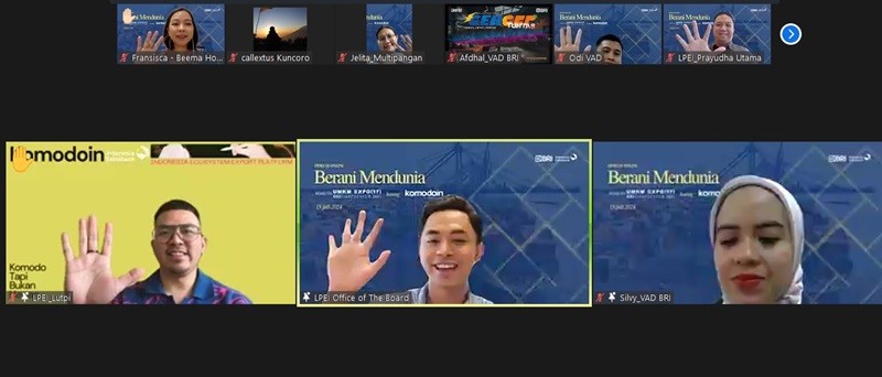 Siapkan Marketplace, LPEI Dorong UMKM Binaan BRI (BBRI) Go Internasional (foto ist)