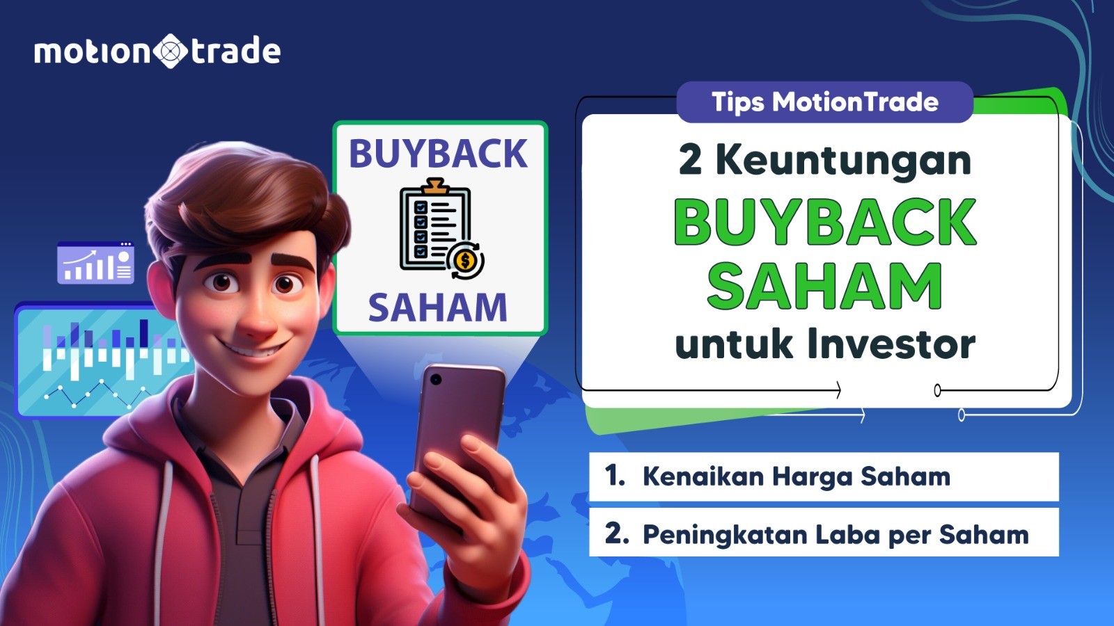 Tips MotionTrade: Ini Dua Keuntungan Buyback Saham Buat Investor (foto mnc media)