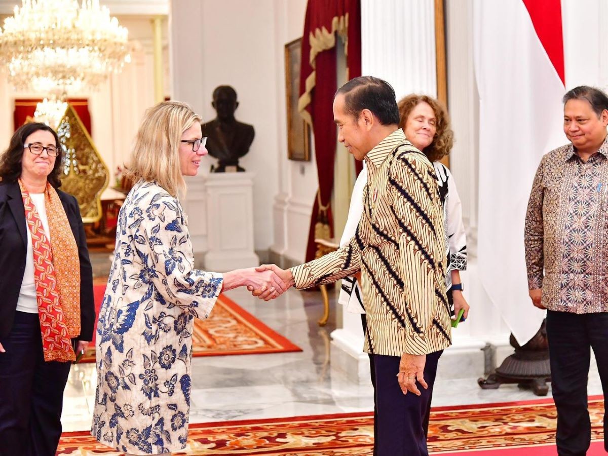Jokowi Temui Managing Director World Bank, Bahas Ekonomi RI hingga Penanganan Stunting. (Foto: MNC Media)