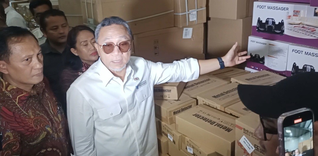 Satgas Amankan Barang Impor Ilegal, Total Nilainya Lebih dari Rp40 Miliar (FOTO:Dok Ist)