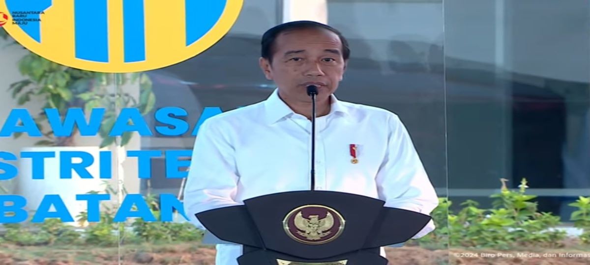 Jokowi Resmikan Kawasan Industri Terpadu Batang. (Foto: Raka/MNC Media)