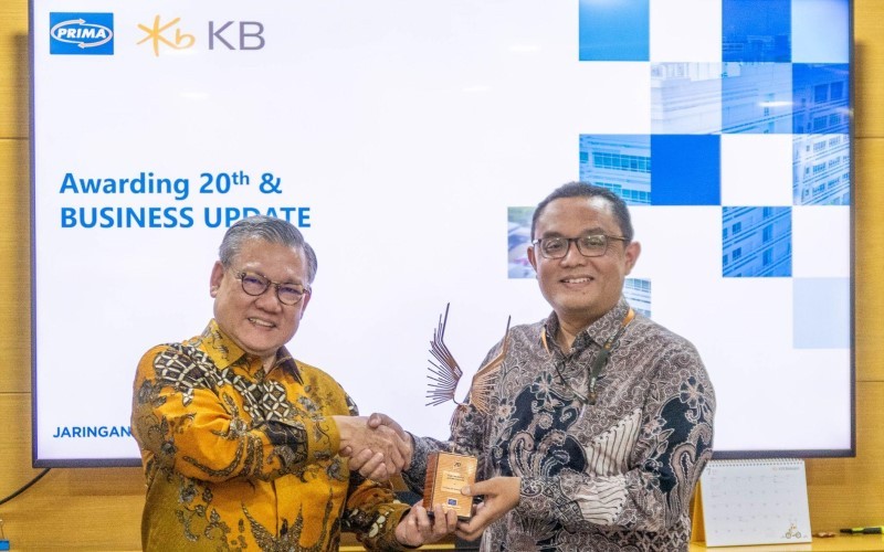 20 Tahun Berkolaborasi, KB Bank (BBKP) Raih Penghargaan dari Jaringan PRIMA. (Foto: Ist)