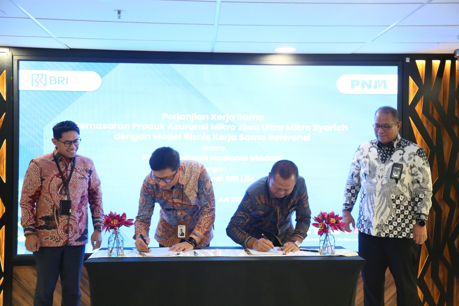 Kolaborasi BRI Life dan PNM Dukung Peningkatan Kesejahteraan Nasabah Ultra Mikro (foto: MNC media)