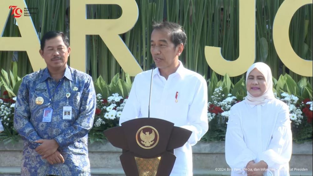 Habiskan Rp124 Miliar untuk Rehabilitasi, Pasar Jongke Solo Diresmikan Jokowi. Foto: MNC Media.