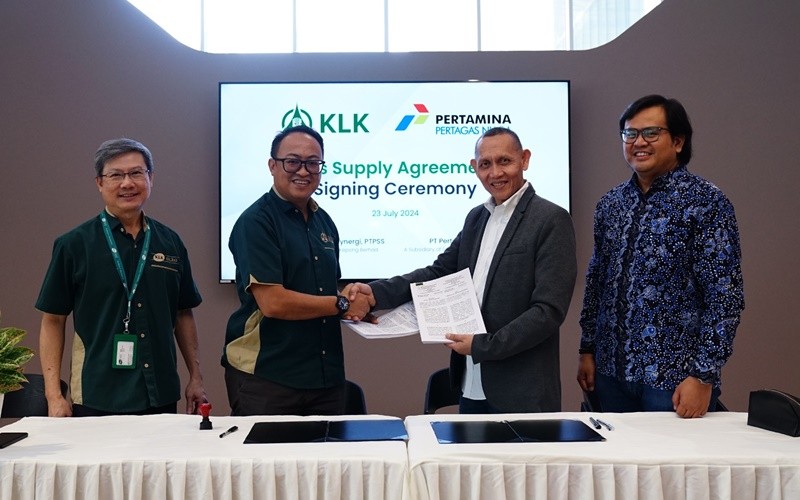 Anak perusahaan Pertamina Gas, Pertagas Niaga (PTGN) memasok LNG untuk group Kuala Lumpur Kepong Berhard. (Doc Pertagas Niaga)