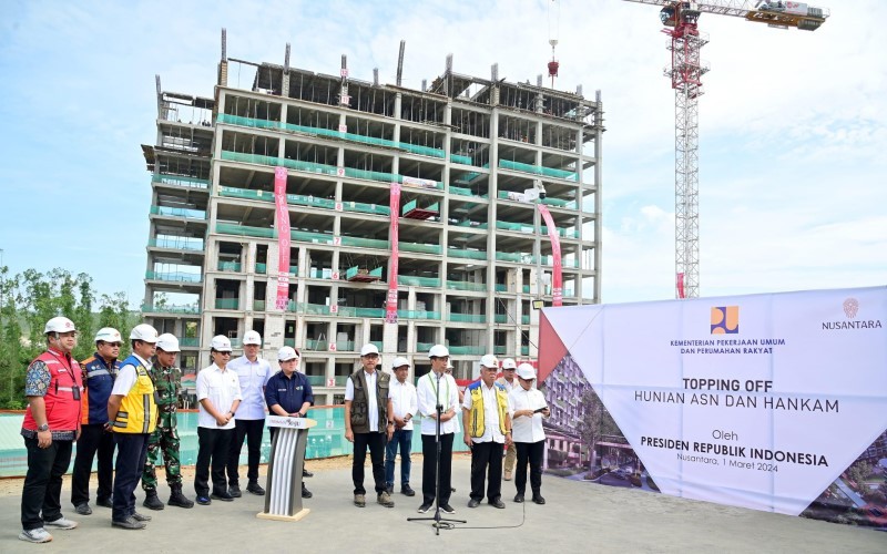 Tak Jadi Berbagi, ASN yang Pindah ke IKN Dapat Satu Unit Apartemen. (Foto: dok Setkab)