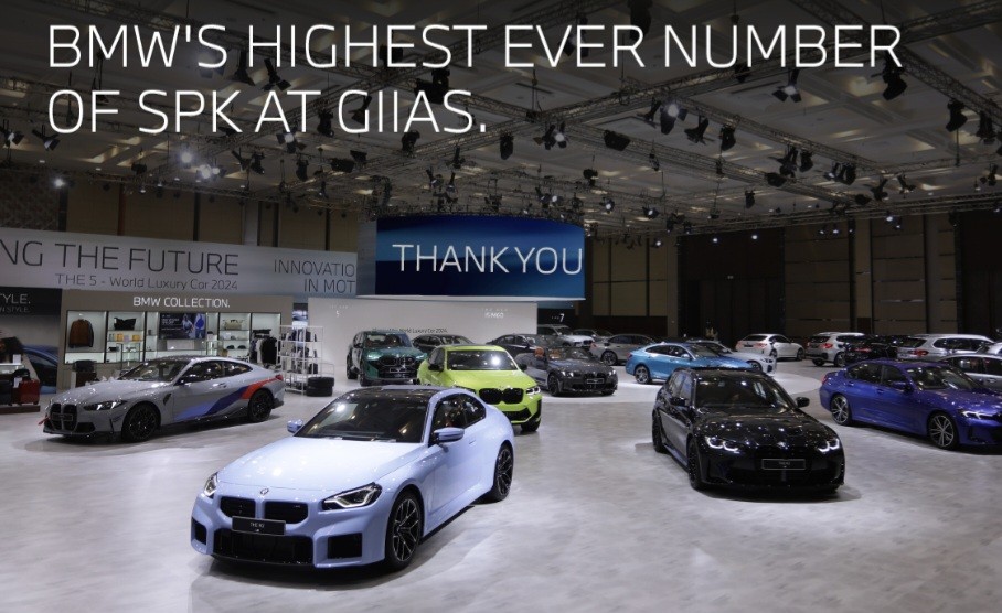 Pecahkan Rekor di GIIAS 2024, BMW Kantongi Lebih dari 1.000 Unit Penjualan (FOTO:Dok Ist)