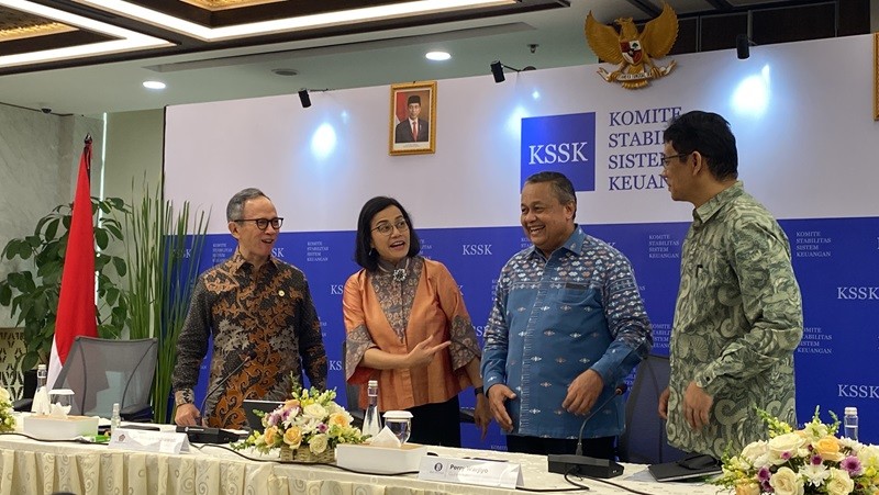 Sri Mulyani: Stabilitas Sistem Keuangan RI Kuartal II-2024 Masih Terjaga (foto anggie mpi)