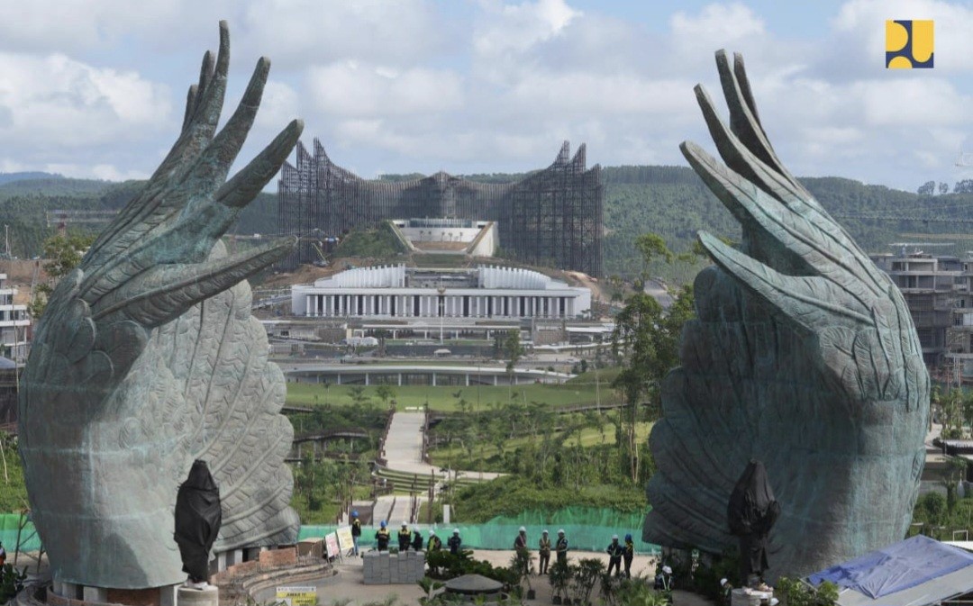 Menteri PUPR Pastikan Kesiapan Infrastruktur Dasar IKN Jelang Upacara HUT RI ke-79 (FOTO:Dok Ist)