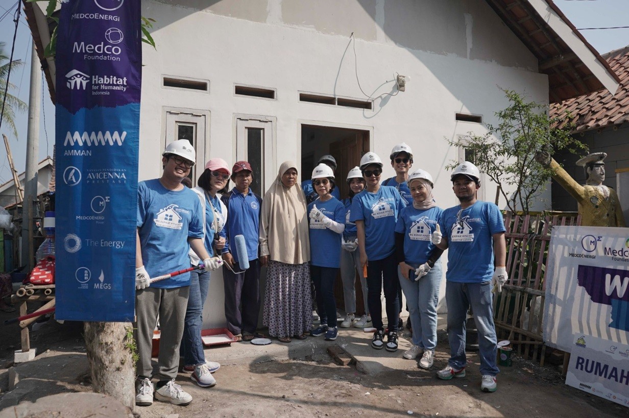 Medco Energi (MEDC) Bangun Rumah Layak Huni bagi Warga Kurang Mampu. (Foto Istimewa)