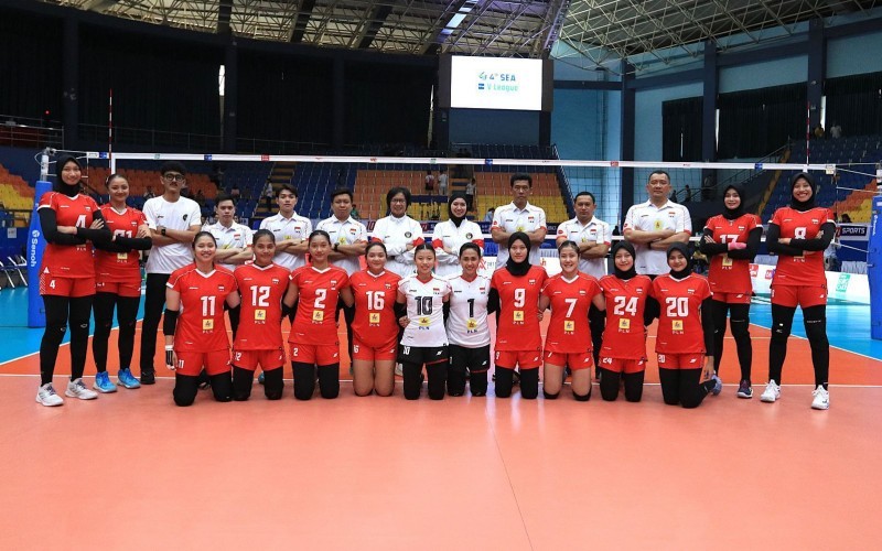 PLN mendukung penuh Timnas Voli Putri Indonesia yang berlaga pada kompetisi 4th SEA V League. (PLN)