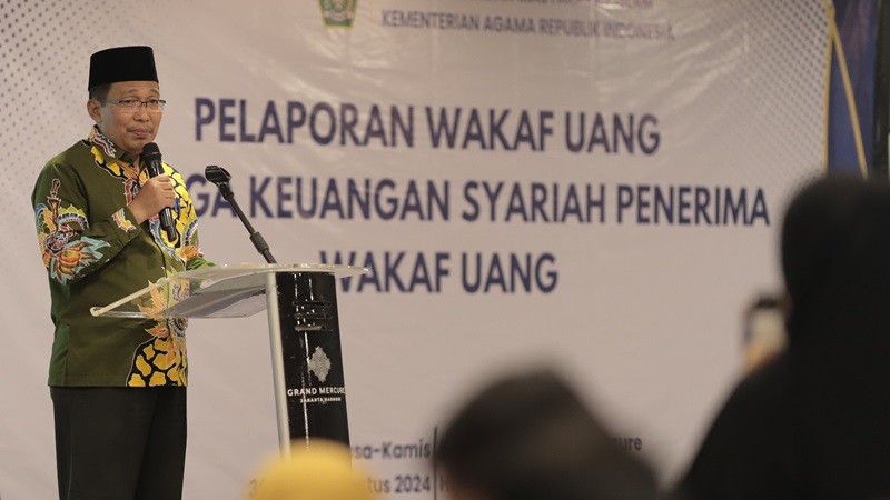 Wakaf Uang Terkumpul Rp2,4 Triliun dari Potensi Rp180 Triliun (foto dok web kemenag)
