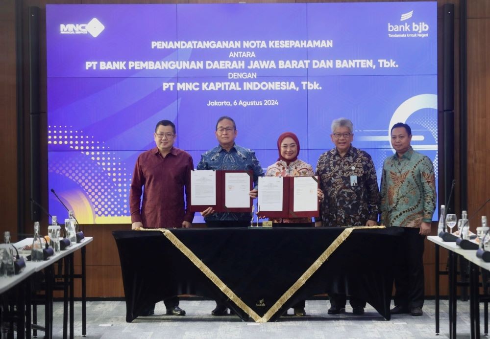 Jalin Kemitraan, MNC Kapital (BCAP) dan bank bjb (BJBR) Tingkatkan Layanan Keuangan Digital. Foto: dok. MNC Kapital.