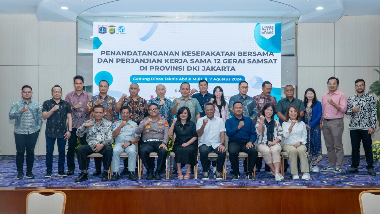 Bank DKI Tambah Layanan Pembayaran Pajak pada 12 Gerai Samsat di Wilayah Jakarta (foto: MNC media)