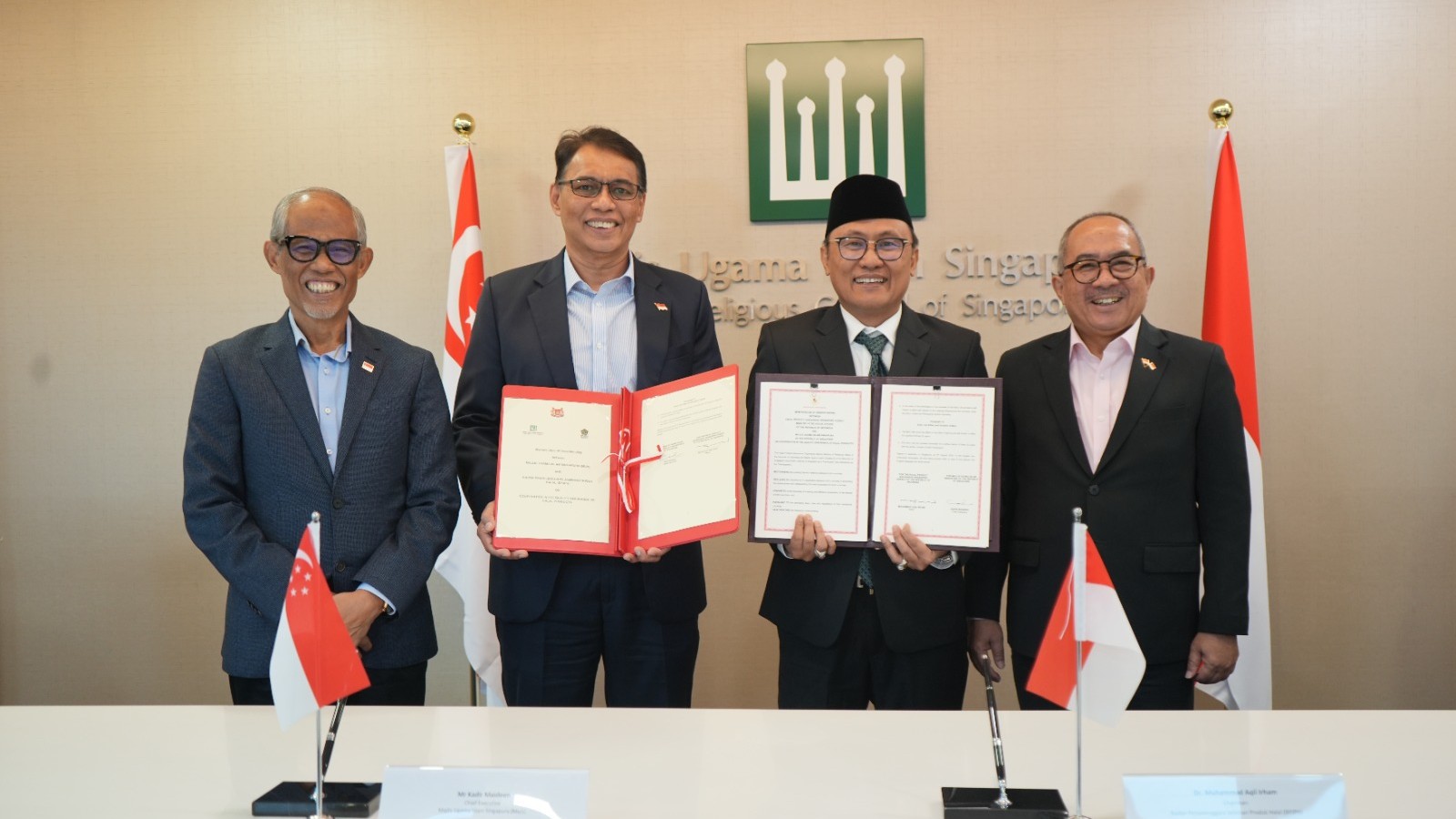 RI-Singapura Teken Kerja Sama Jaminan Produk Halal (foto dok web kemenag)