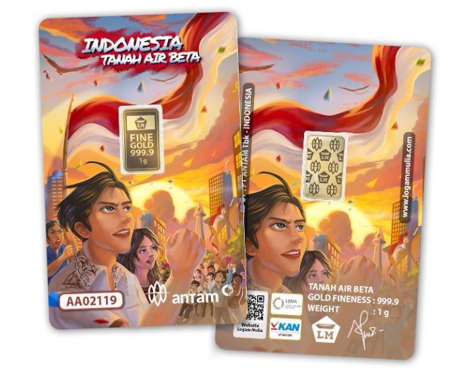 Antam (ANTM) Rilis Emas Batangan Edisi HUT ke-79 RI, Stok Terbatas (Foto: MNC Media)