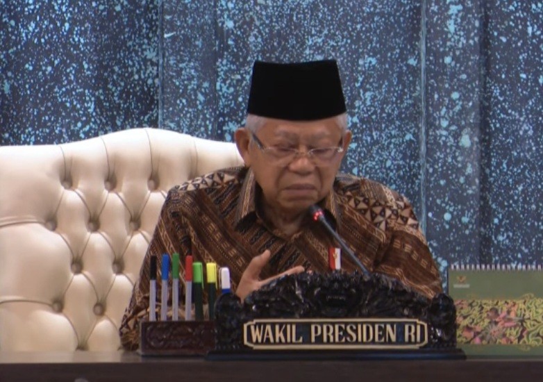Wapres Pimpin Doa Sebelum Sidang Kabinet Pertama di IKN (FOTO:Dok Ist)