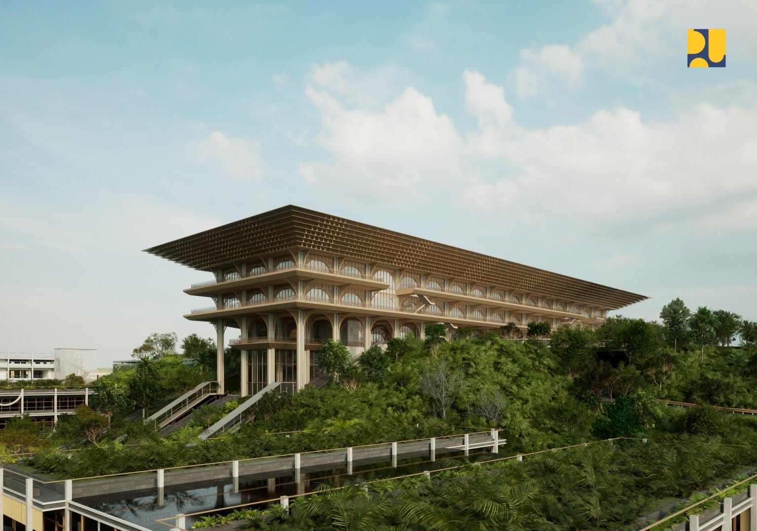 Istana Wakil Presiden IKN Dibangun di Lahan 14,8 Hektare Istana Wakil Presiden IKN Dibangun di Lahan 14,8 Hektare dengan Biaya Rp1,45 Triliun. (Foto: MNC Media)
