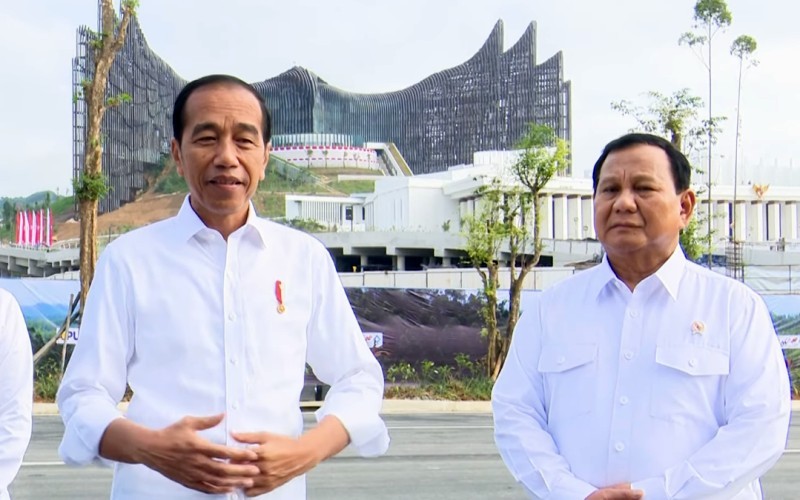 Presiden terpilih Prabowo Subianto akan mempercepat pembangunan Ibu Kota Nusantara atau IKN. (Setkab)