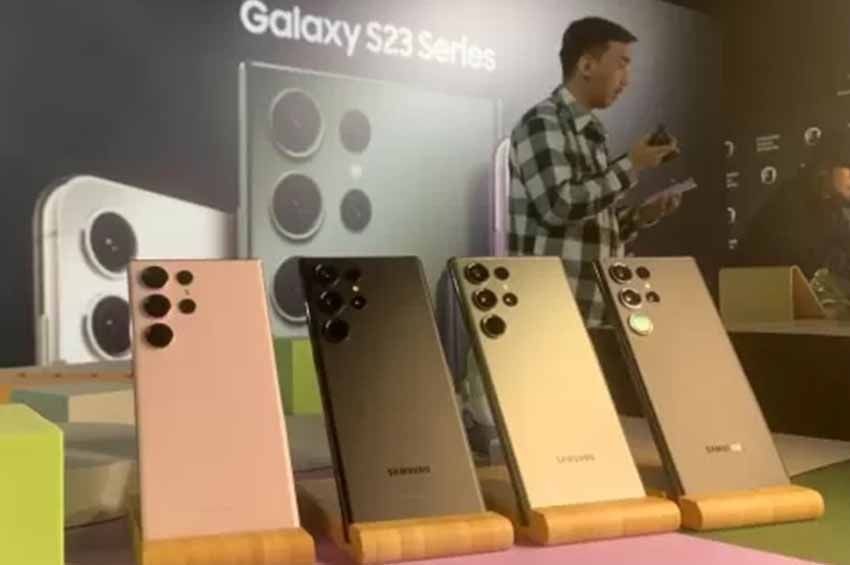 Kenalkan Samsung S23 Ultra Harga dan Spesifikasi. (FOTO: MNC MEDIA)