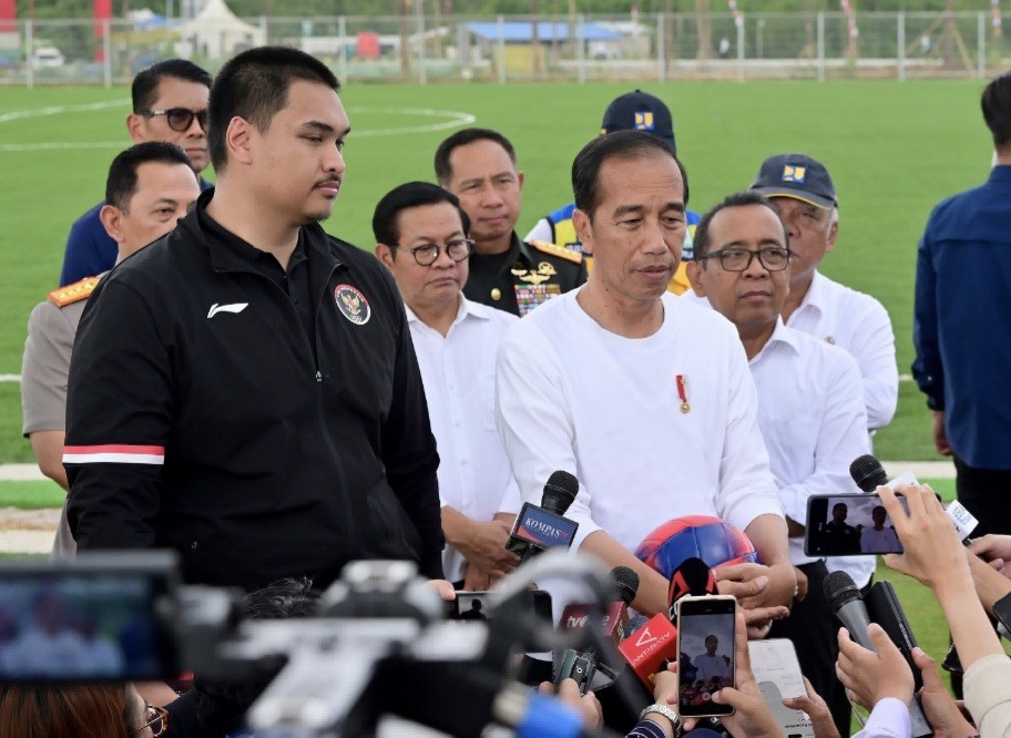 Jokowi Cek Kesiapan Pusat Pelatihan Timnas di IKN: September akan Dipakai (FOTO:Biro Pers)