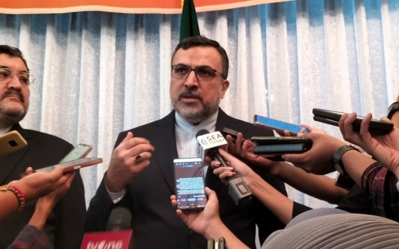 Wakil Menteri Luar Negeri Iran Bidang Studi dan Penelitian, Mohammad Hasan Sheikholeslami (Widya Michella/MPI)