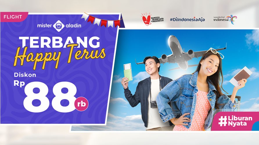 Jelajahi Keajaiban Indonesia dengan Promo Terbang Happy Terus. (Foto: MNC Media)