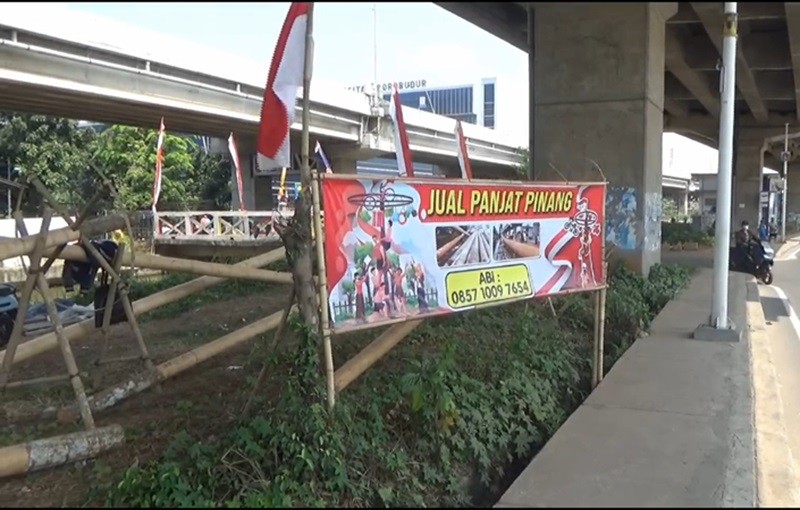 Stok Masih Banyak, Pedagang Batang Pohon Pinang Banting Harga (foto farhan mpi)
