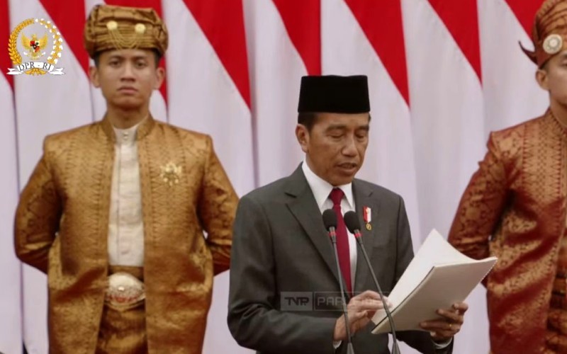 Presiden Joko Widodo menaikkan anggaran pendidikan pada Anggaran Pendapatan dan Belanja Negara atau APBN tahun 2025 hingga Rp722,6 Triliun. (TV Parlemen)