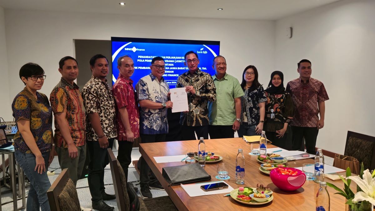 MNC Finance Kembali Gandeng Bank bjb Kerja Sama Joint Financing Rp100 Miliar. (Foto: Dok. MNC Finance)