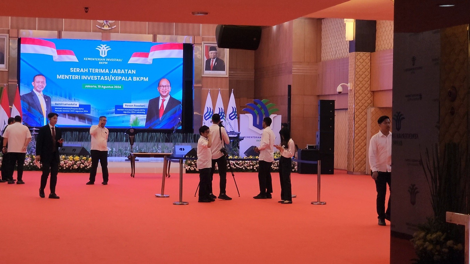 Situasi Terkini di Kementerian Investasi/BKPM Jelang Sertijab Rosan Roeslani. (Foto Iqbal Dwi/MPI)