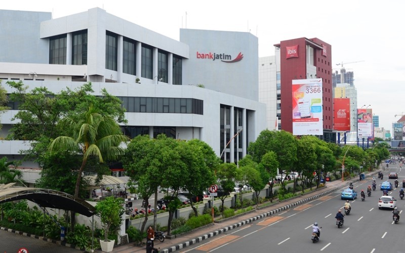 Bank Jatim (BJTM) tengah mempertimbangkan penerbitan obligasi berkelanjutan untuk memperkuat struktur permodalan. (Foto: MNC Media)