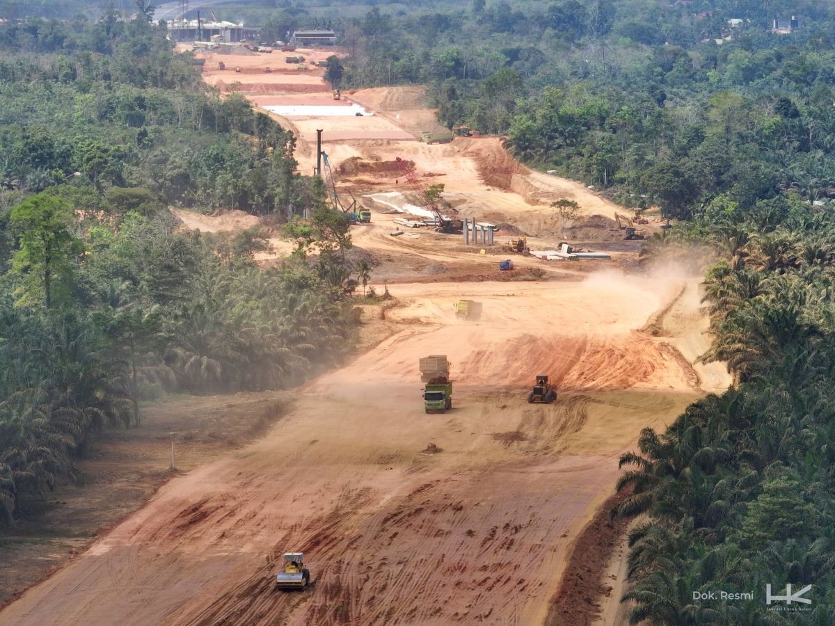 Hutama Karya Targetkan Pembangunan Dua Ruas JTTS Tahap II di Pertengahan 2025. (Foto: Dok. Hutama Karya)