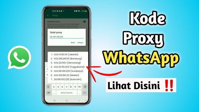 Host Proxy WhatsApp Diisi Apa? Cek Jawabannya. (Foto: MNC Media)