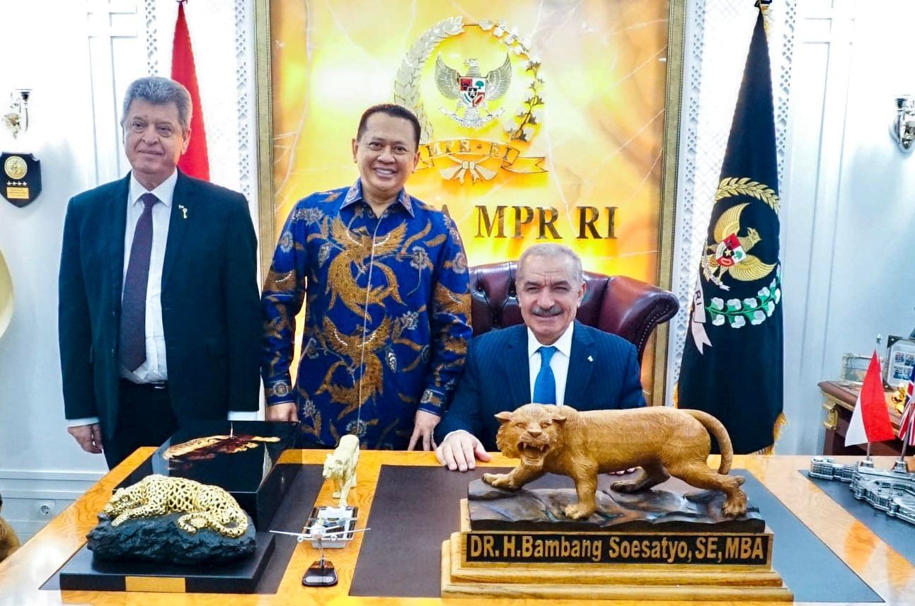 Bertemu PM Palestina, Bamsoet Kutuk Sikap Brutal Israel (FOTO:Dok Ist)