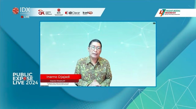 OJK Ungkap Rekor IHSG dan Kapitalisasi Pasar Saham di Pubex Live 2024 (foto mnc media)