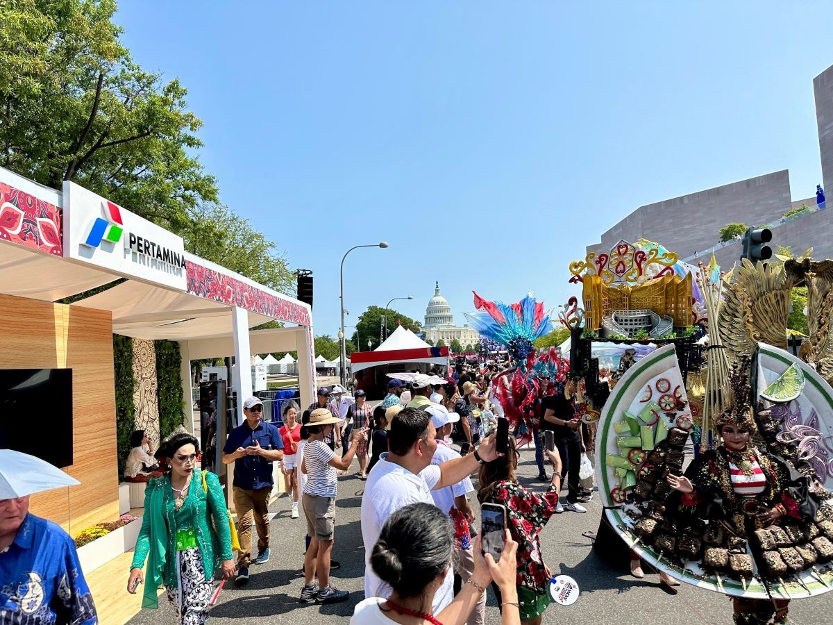 Pertamina Hadir di WOW Indonesia Festival 2024, Rayakan 75 Tahun Hubungan Diplomatik Indonesia-AS. (Foto: Dok. Pertamina)