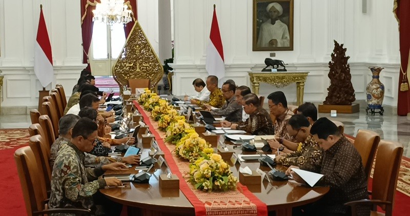 Kumpulkan Menteri, Jokowi Gelar Ratas Penanganan Cacar Monyet dan IAF (foto mnc media)