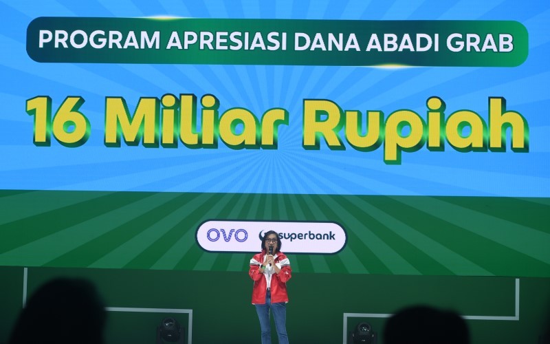 Grab memberikan apresiasi dalam bentuk dana abadi senilai USD1 juta, setara Rp16 miliar kepada mitra. (Foto: Dok. Grab)