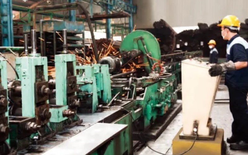 PT Steel Pipe Industry of Indonesia Tbk atau Spindo (ISSP) membidik pertumbuhan penjualan 10-20 persen di tahun 2024. (Foto: Dok. Spindo)