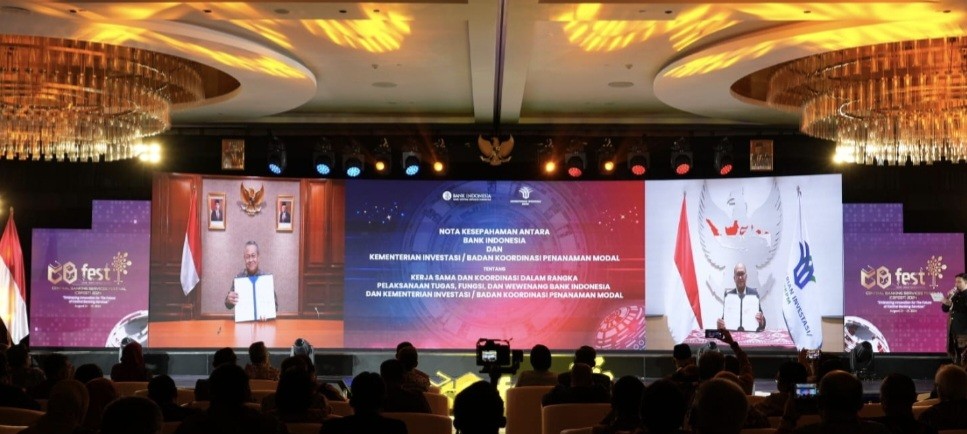 BI dan Kementerian Investasi/BKPM Perkuat Layanan Perijinan Ekonomi Keuangan (FOTO:Dok Website BI)