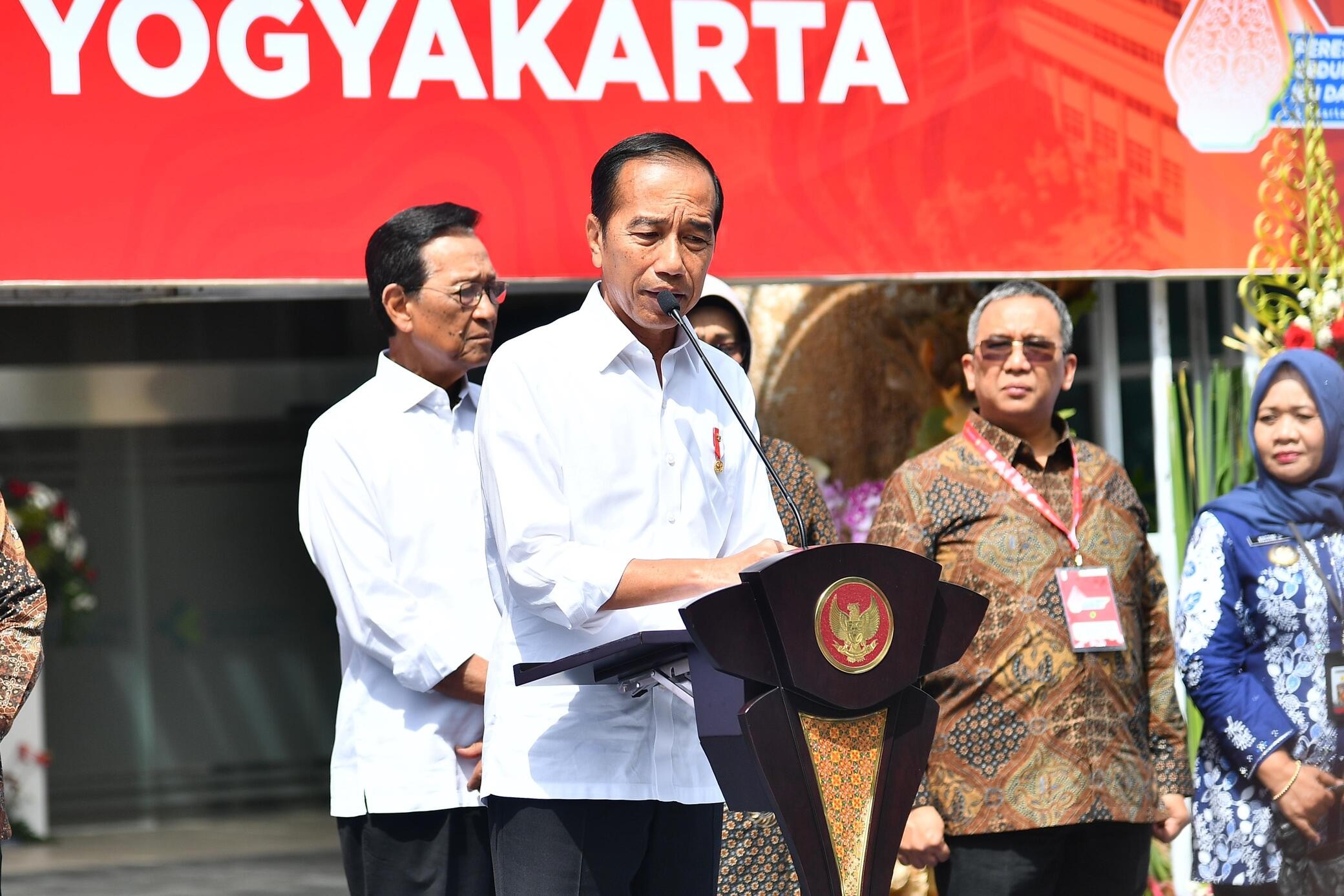Presiden Joko Widodo Resmikan Gedung Baru RS Sardjito, Telan Biaya Rp557 Miliar. (Foto: MNC Media)