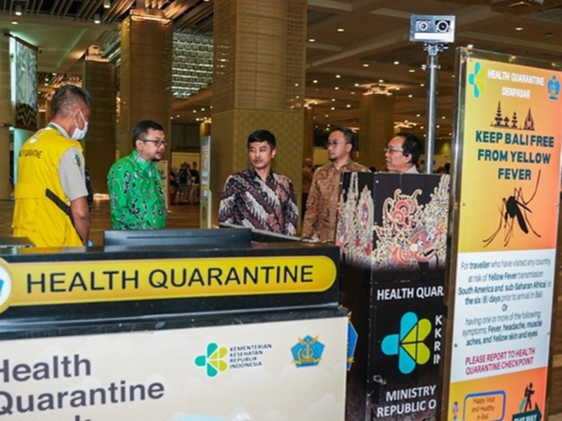 Kemenkes Siapkan Skrining Mpox di Bandara Ngurah Rai Bali Jelang IAF 2024 (foto web kemenkes)