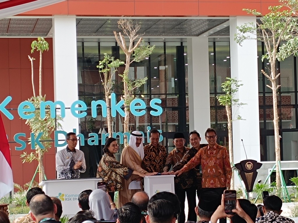 Presiden Resmikan Gedung Pelayanan Kanker Ibu dan Anak, Telan Biaya Rp777 Miliar. (Foto: Setpres)