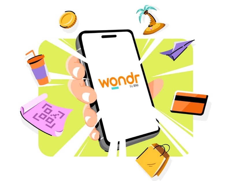 Fitur Favorit Kamu untuk memudahkan kamu melakukan transaksi yang personalized di layar homescreen wondr by BNI. (BNI)