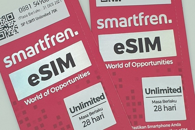 Cara Mengaktifkan eSIM Smartfren di iPhone. (Foto: MNC Media)