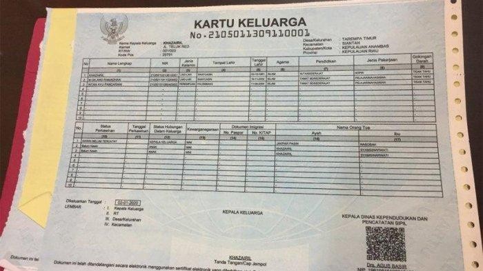 Begini Cara Mengganti KK Lama ke KK Baru Berkode QR, Bisa Cetak Sendiri. (Foto: MNC Media)   