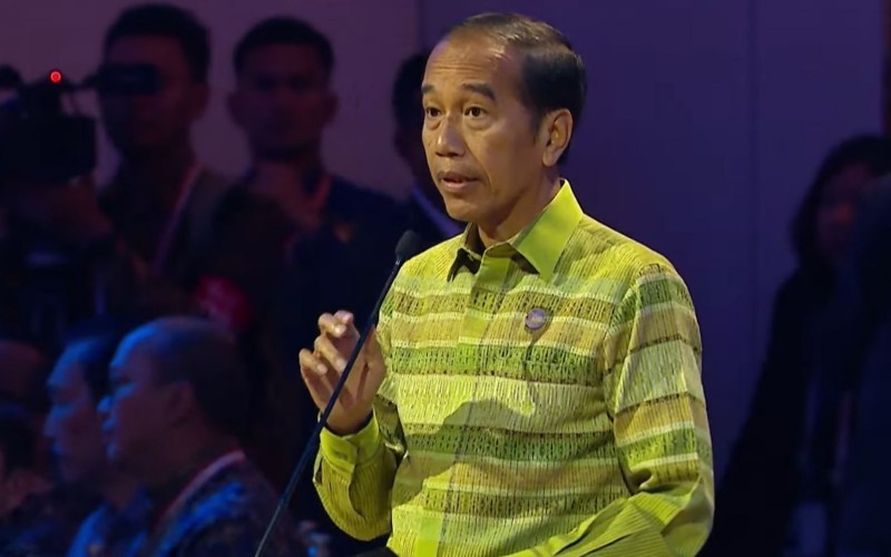Presiden Jokowi menghadiri gala dinner bersama negera peserta Indonesia-Africa Forum (IAF) 2024 di Bali.