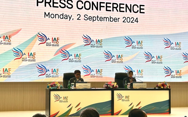 Indonesia-Afric Forum atau IAF ke-II 2024 mencapai kesepakatan bisnis hingga USD3,5 Miliar. (Kemenlu)