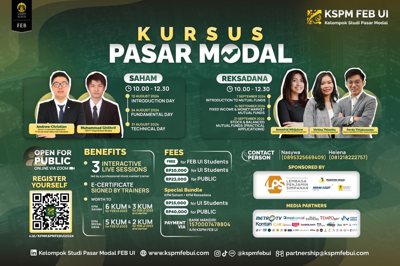 KSPM FEB UI Gandeng MNC Asset Management Gelar Webinar Kursus Sekolah Pasar Modal. (Foto MNC Media)